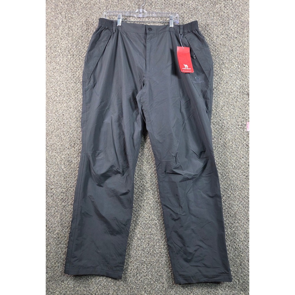 Camel Crown Rain Pants Mens XXXL NWT Gray Fleece Lined Hiking Outdoor